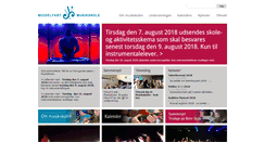 Desktop Screenshot of middelfartmusikskole.dk